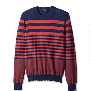 Thirty Five Kent mens red blue cotton sweater